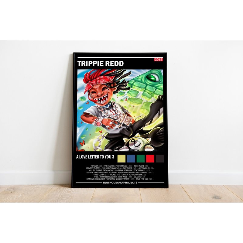 Trippie Redd - A Love Letter To You 3 - Album Poster — Posters & Prints