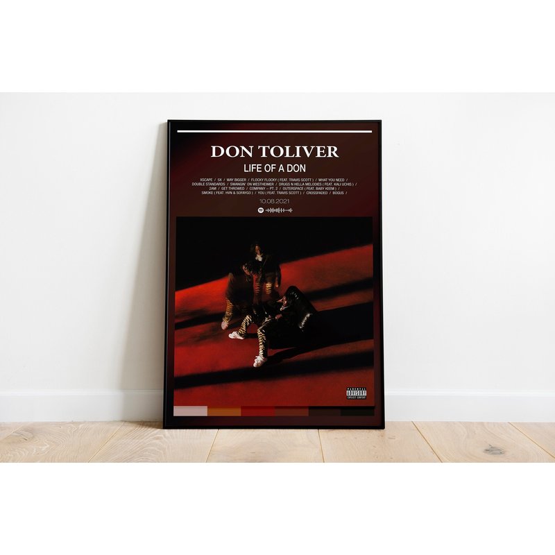 Don Toliver - Life Of A Don - Album Poster — Affiches et impressions