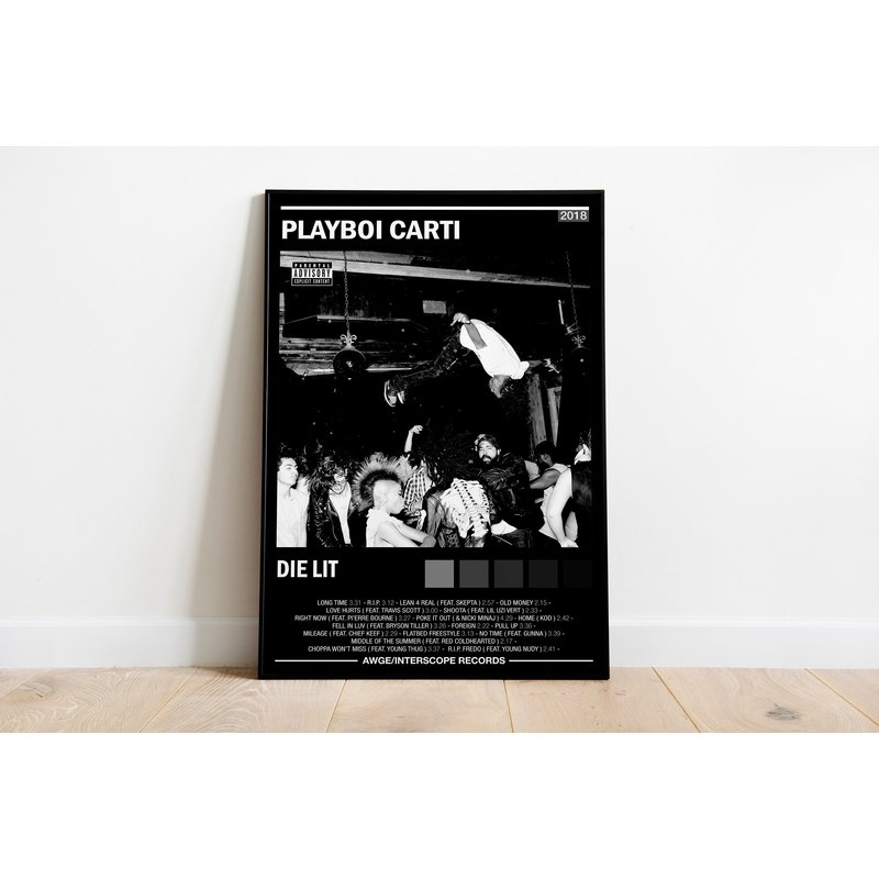 Playboi Carti - Die Lit - Album Poster — Posters & Prints