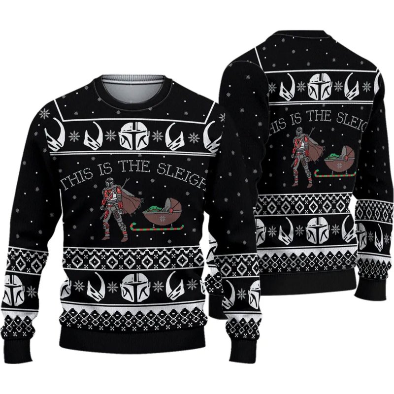 S. Wars Lover This Is The Sleigh Ugly Christmas 3d Sweater