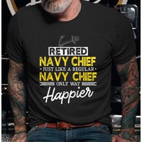 Navy Chief T-shirt - Happy Retirement Theme