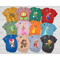 Super Mario Family Shirts - Matching Design