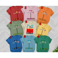 Paw Patrol Costume Shirts