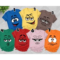 M & M Shirt, Matching Costume Shirt, M And M Shirt Halloween Costume — Mens T Shirts