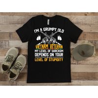 Grumpy Veteran Shirt - Vietnam Theme