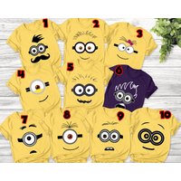 Minions Group Shirt/minions Family Vacation Shirt/minions Family Shirt — T-shirts pour hommes