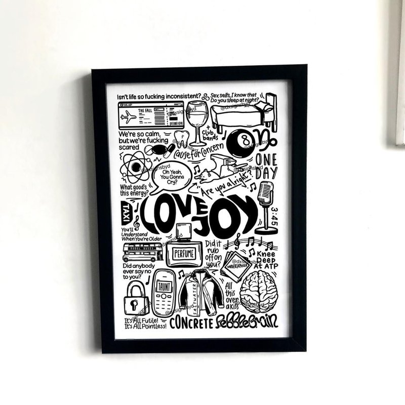 Lovejoy Band // Poster Print Merch Decor Wall Art — Affiches et impressions