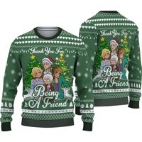 Thank You For Being A Friend Golden Girls Ugly Christmas Sweater