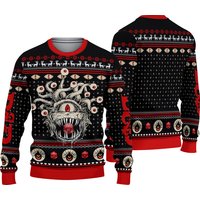 Dnd Classes Monster Ugly Sweater