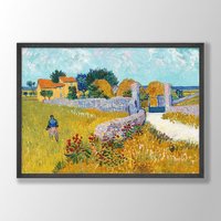 Van Gogh Print | Farmhouse In Provence Print, Van Gogh Poster — Affiches et impressions