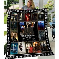 Supernatural 2005-2022 Anniversary Quilt Blanket