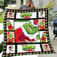 Personalized The Funny Character Quilt Blanket