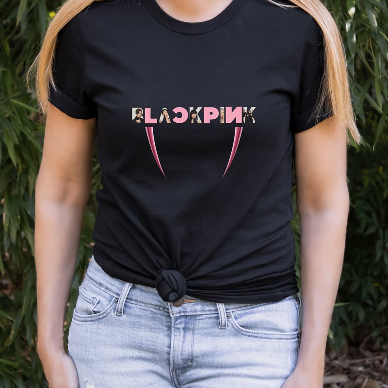 Blackpink Pink Venom Tee | Blackpink T-shirt — T-shirts pour hommes