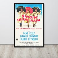 Singing In The Rain Movie Poster — Posters & Prints
