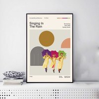 Singing In The Rain Movie Poster — Affiches et impressions