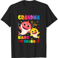 Grandma Of The Baby Shark Birthday Grandma Shark T-shirts — T-shirts pour hommes