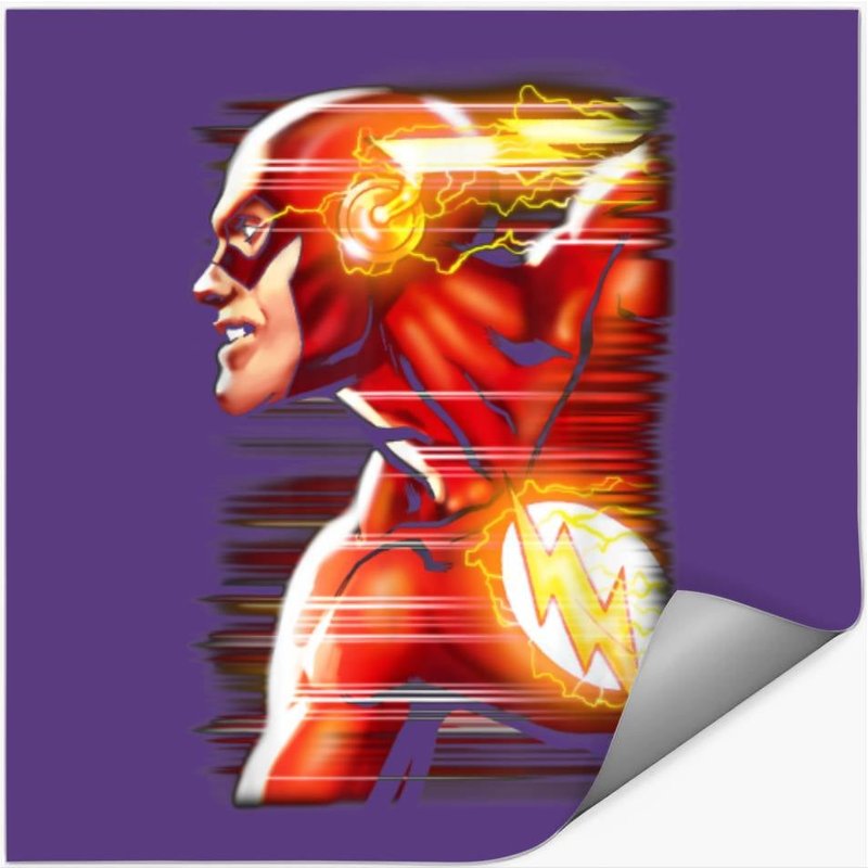 The Flash Stickers Speed Head — Autocollants et stickers