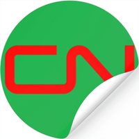 Canadian National Cn Railway Logo Stickers