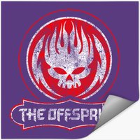 The Offspring Skull Logo Dexter Holland Sticker Stickers