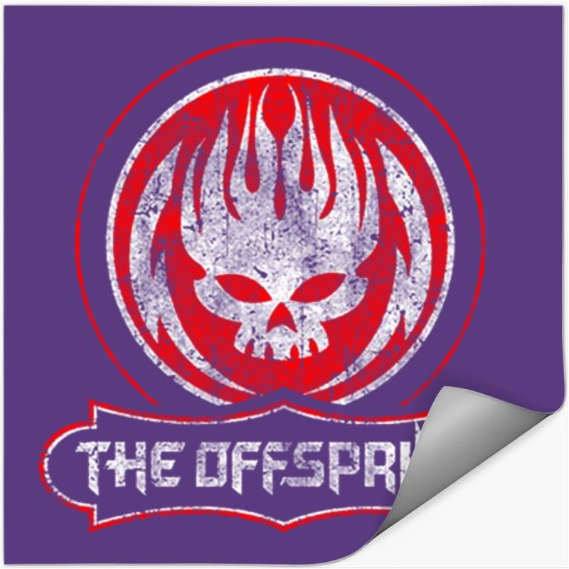 The Offspring Skull Logo Dexter Holland Sticker Stickers — Autocollants et stickers