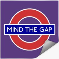 London Souvenir Mind The Gap Underground Tube Stickers