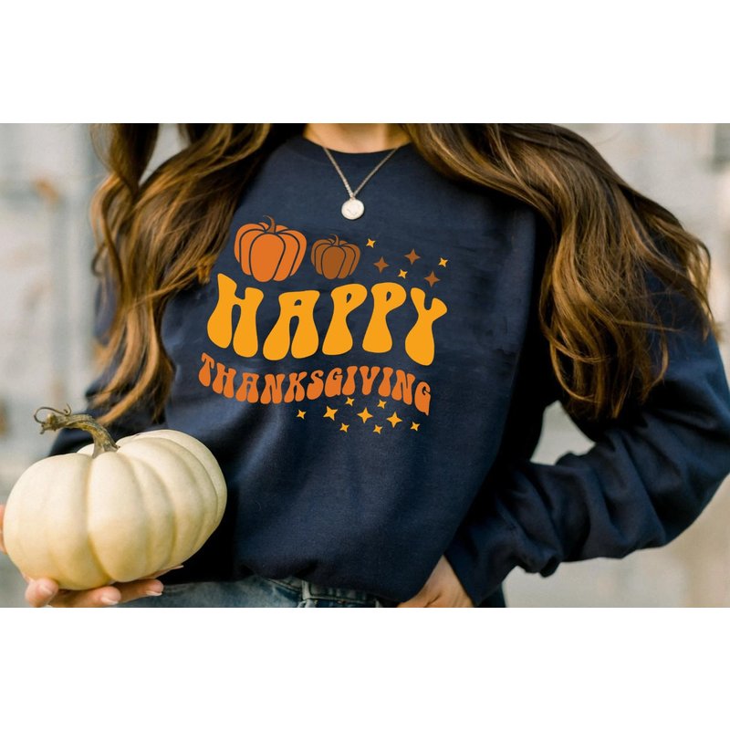 Happy Thanksgiving, Thanksgiving Sweatshirt, Thanksgiving Sweatshirt — Sweats à capuche pour hommes