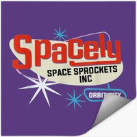Spacely Space Sprockets Stickers