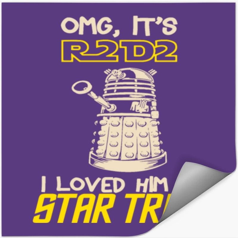 Omg It's R2d2 I Loved Him In Stickers — Stickers & Decals