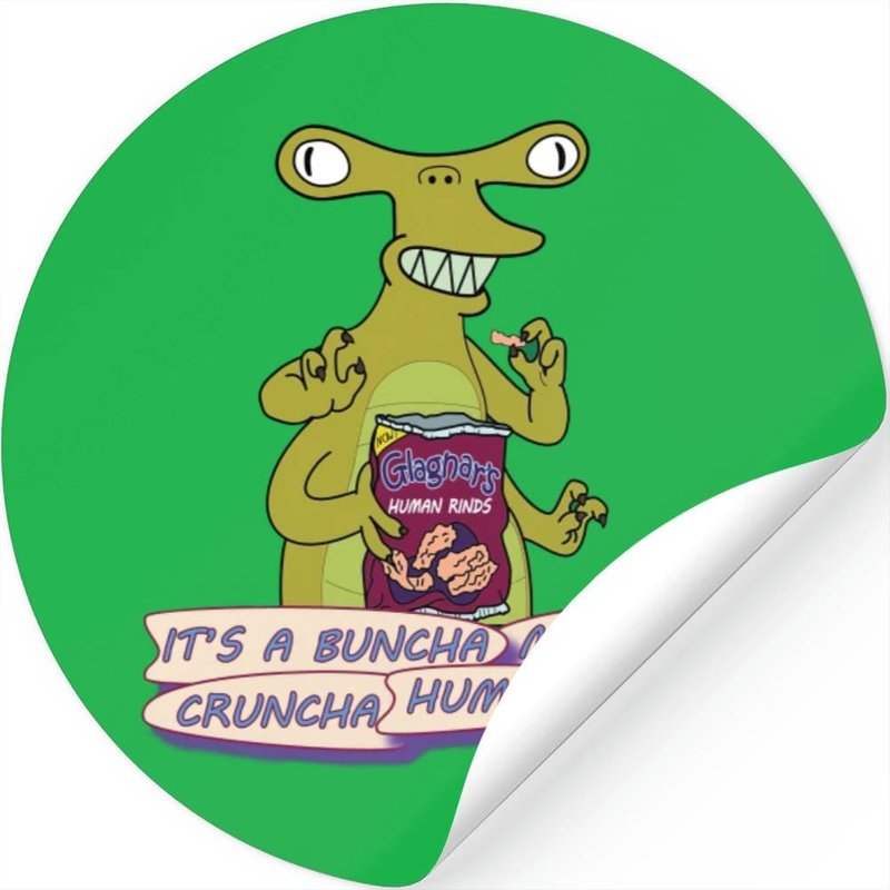 Glagnar's Human Rinds - Futurama - Stickers — Autocollants et stickers