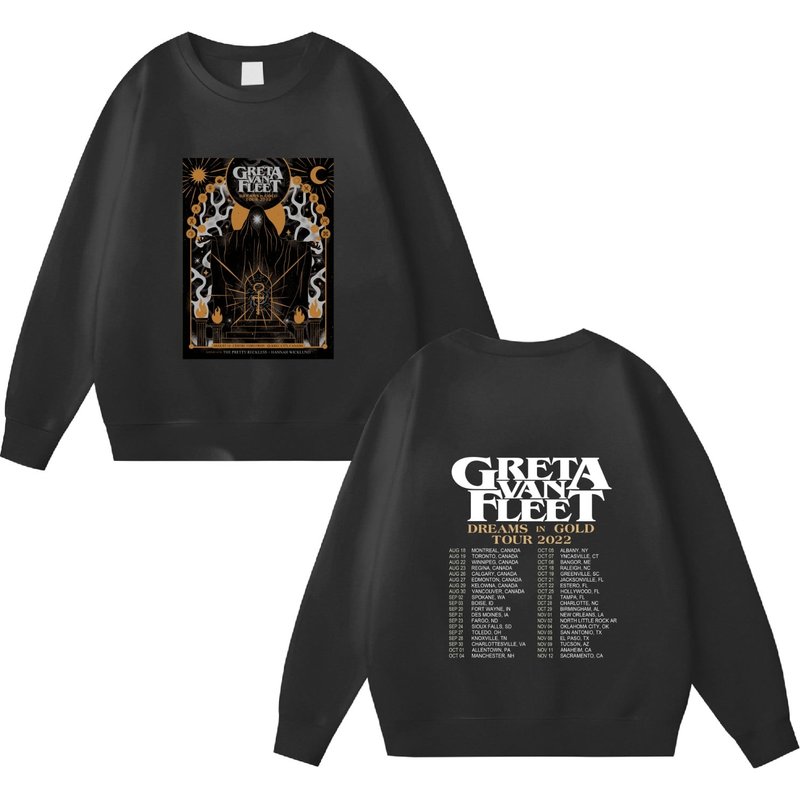 Greta Van Fleet Tour Hoodie, Greta Van Fleet Tour 2022 Shirt — Sweats à capuche pour hommes
