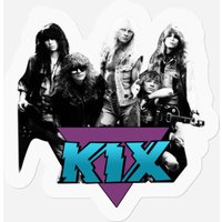 Kix Band Stickers, Kix Blow My Fuse Tour 1989 Stickers — Autocollants et stickers