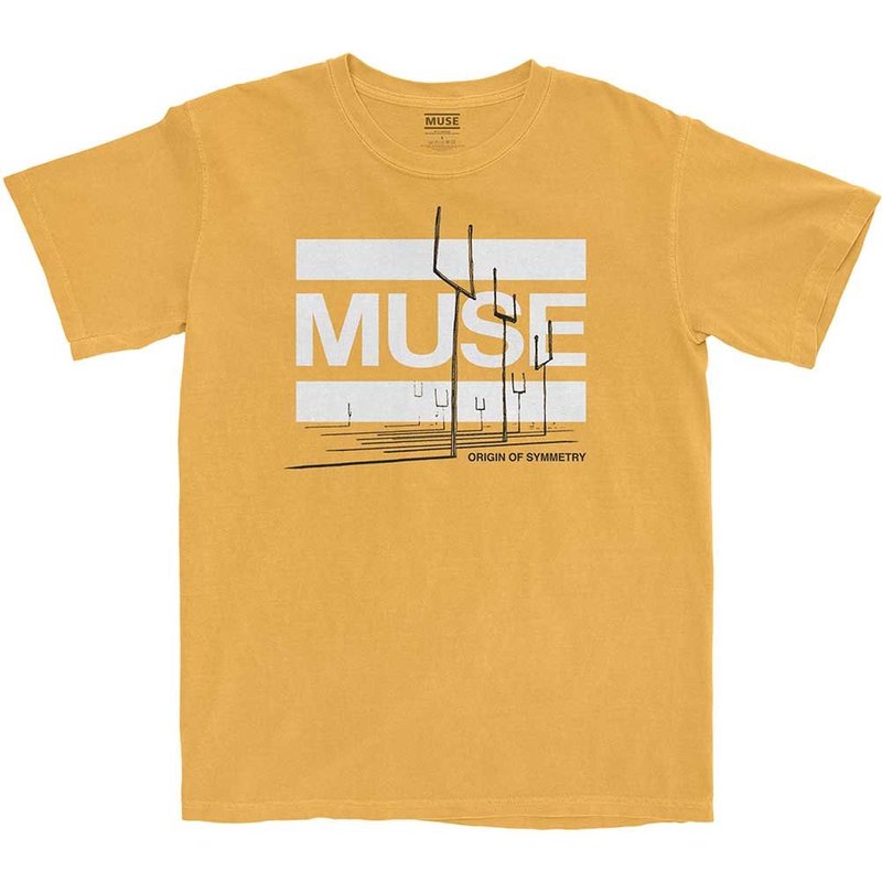 Muse Unisex T-shirt: Origin Of Symmetry (dip-dye) — Mens T Shirts