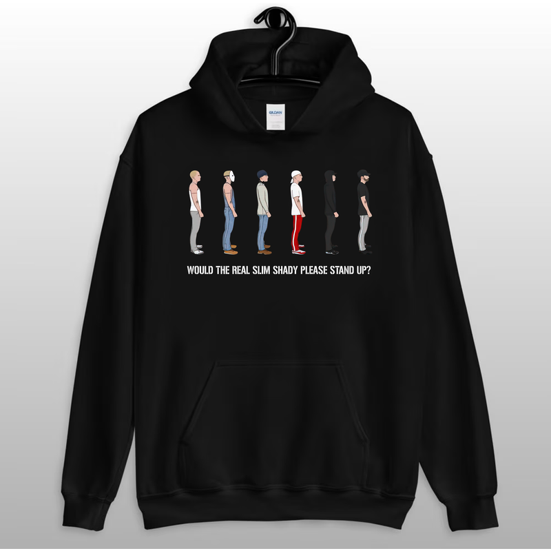 Eminem Slim Shady Detorit Rapper Hip Hop Hoodie — Sweats à capuche pour hommes