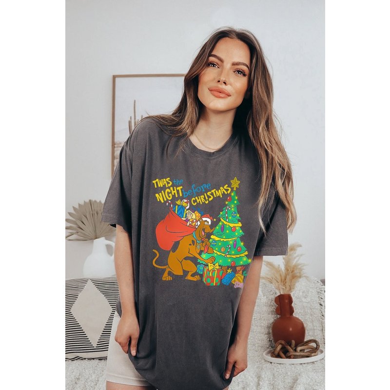 Scooby Doo Night Before Christmas Tshirt, Christmas Shirt, Vintage Scooby Doo