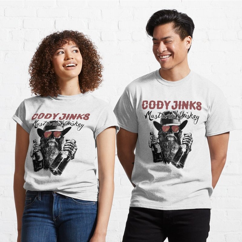 Cody Jinks Merch Must Be The Whiskey Shirt T-shirt — T-shirts pour hommes