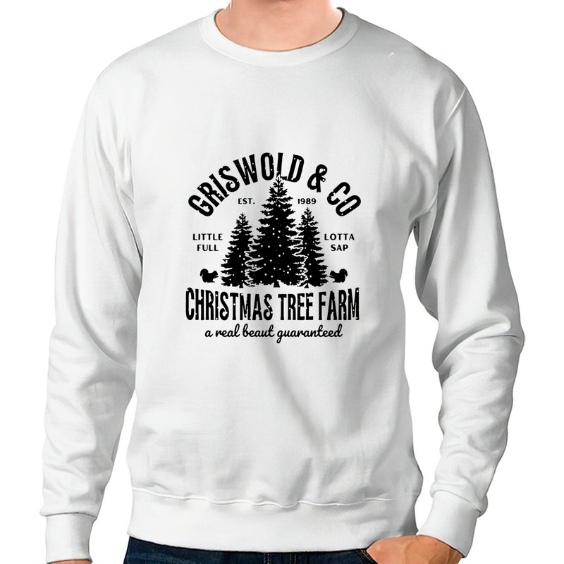 Griswold & Co Christmas Tree Logo Sweatshirt. National Lampoon's Sweatshirt