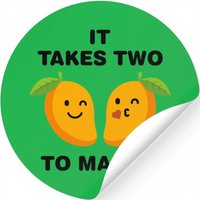 It Takes Two To Mango Stickers
