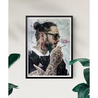 Post Malone Twelve Carat Tour 2022 Poster, Gift For Fan — Affiches et impressions