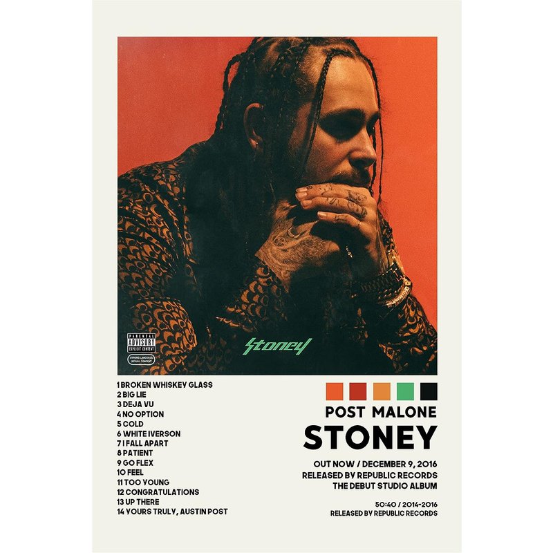 Post Malone Twelve Carat Tour 2022 Poster, Gift For Fan — Affiches et impressions