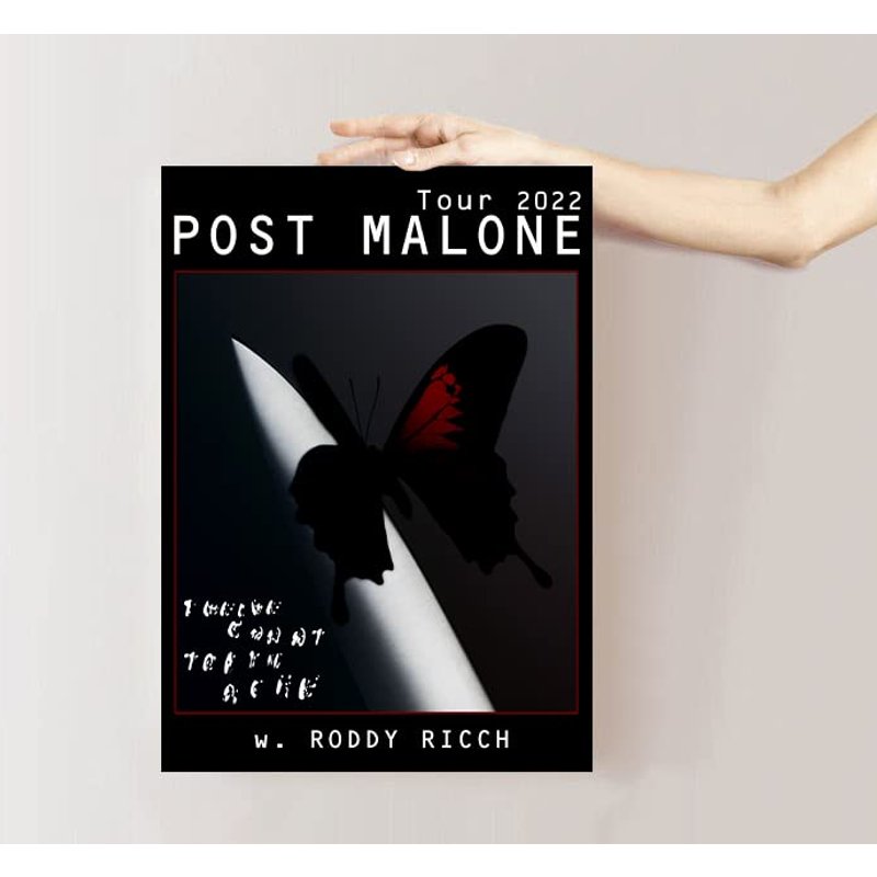 Post Malone Twelve Carat Tour 2022 Poster, Gift For Fan — Affiches et impressions