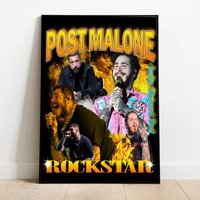 Post Malone Poster, Twelve Carat Tour 2022 Poster, Post Malone Home Decor
