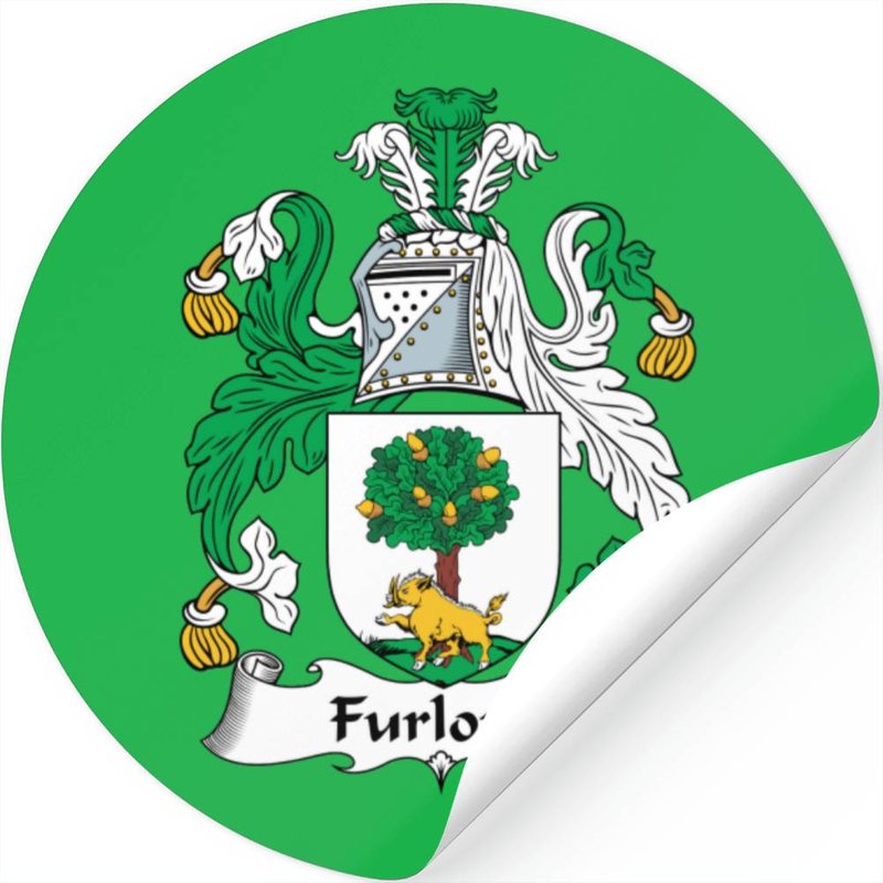 Furlong Family Crest Stickers — Stickers & Decals