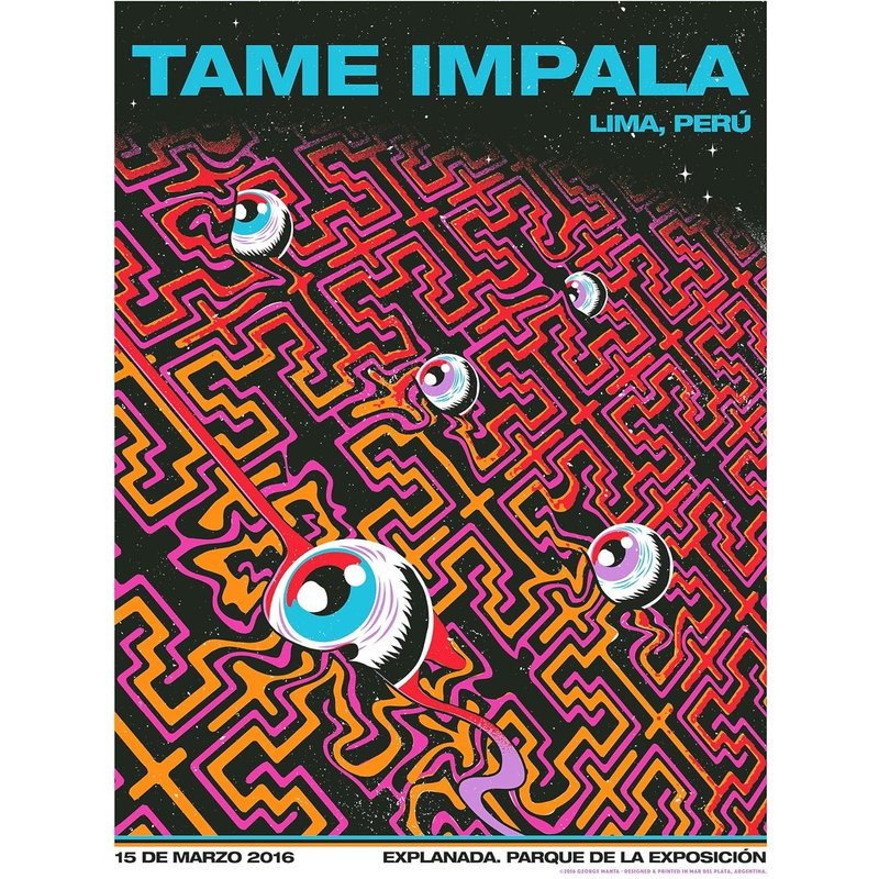 Tame Impala Poster, Currents Album Cover Poster, Gift For Fans — Affiches et impressions