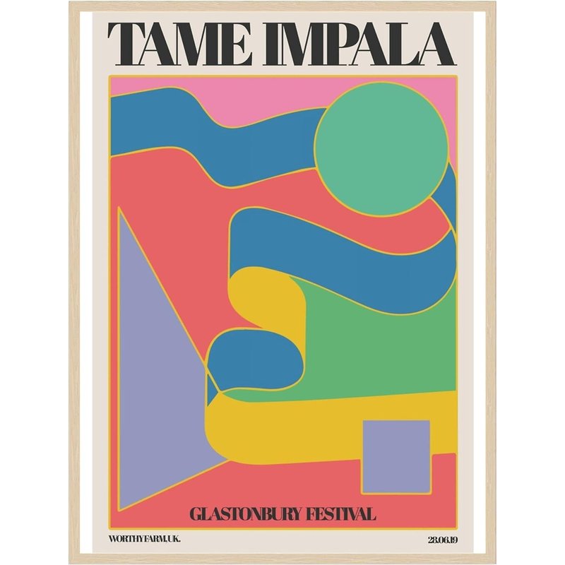 Tame Impala Poster, Currents Album Cover Poster, Gift For Fans — Affiches et impressions