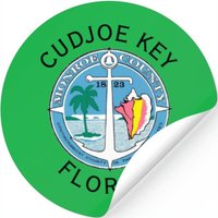 Cudjoe Key - Florida Keys Stickers — Stickers & Decals