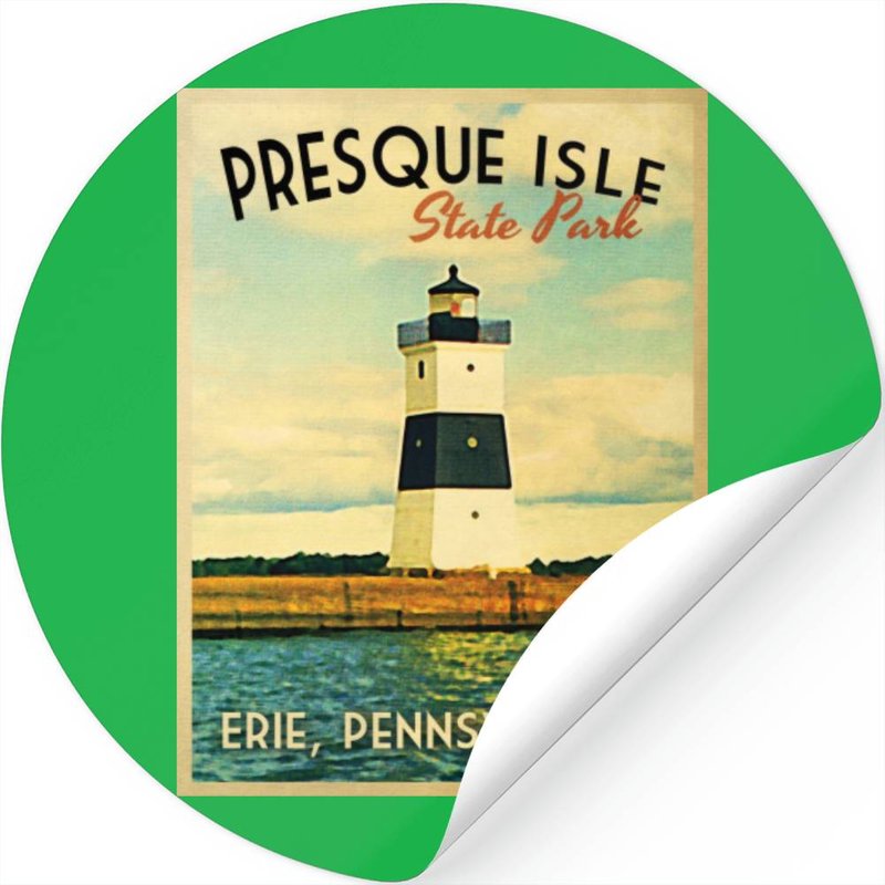 Presque Isle Lighthouse Stickers — Autocollants et stickers