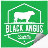 Cow Farmer - Black Angus Cattle Stickers