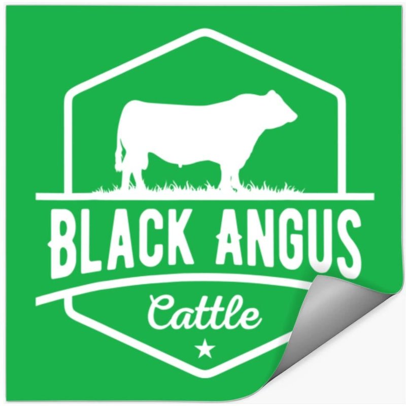 Cow Farmer - Black Angus Cattle Stickers — Stickers & Decals
