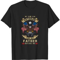 I Am A Veteran Like My Father Before Me Shirt, Eagle Flag Us Veteran Shirt