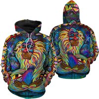 Meditating Rafiki 3d Hoodie